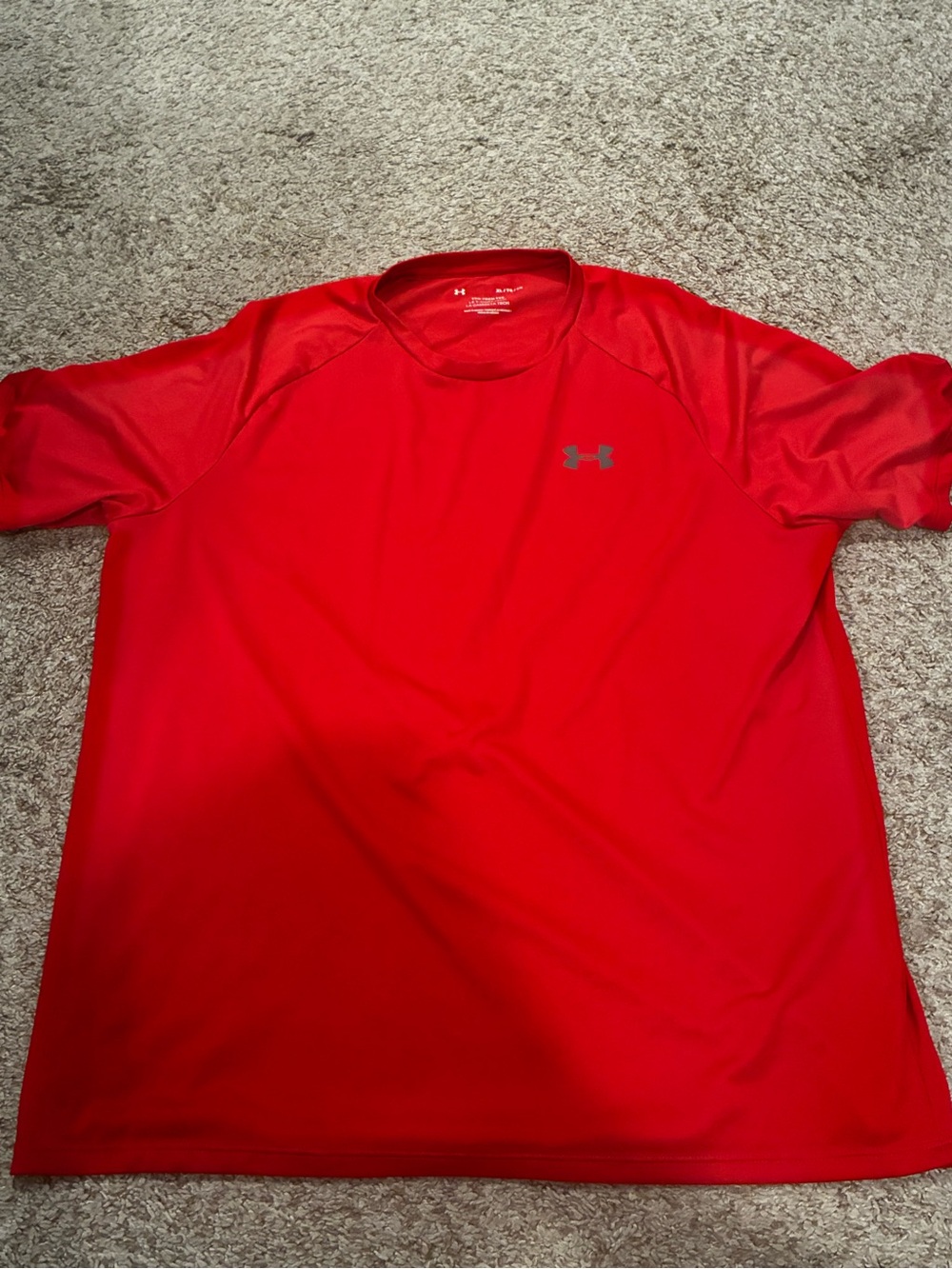 Under Armour Men's Red Athletic Short-Sleeve Tee